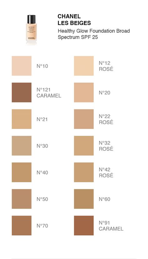 chanel foundation sephor|Chanel foundation shade chart.